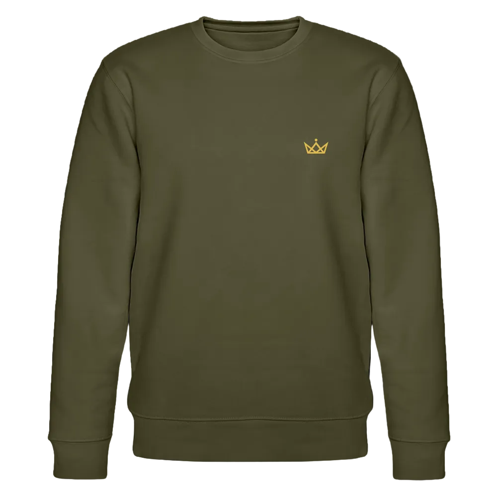 280gr. Golden Crown Edition - CHANGER Organic Sweatshirt - khaki