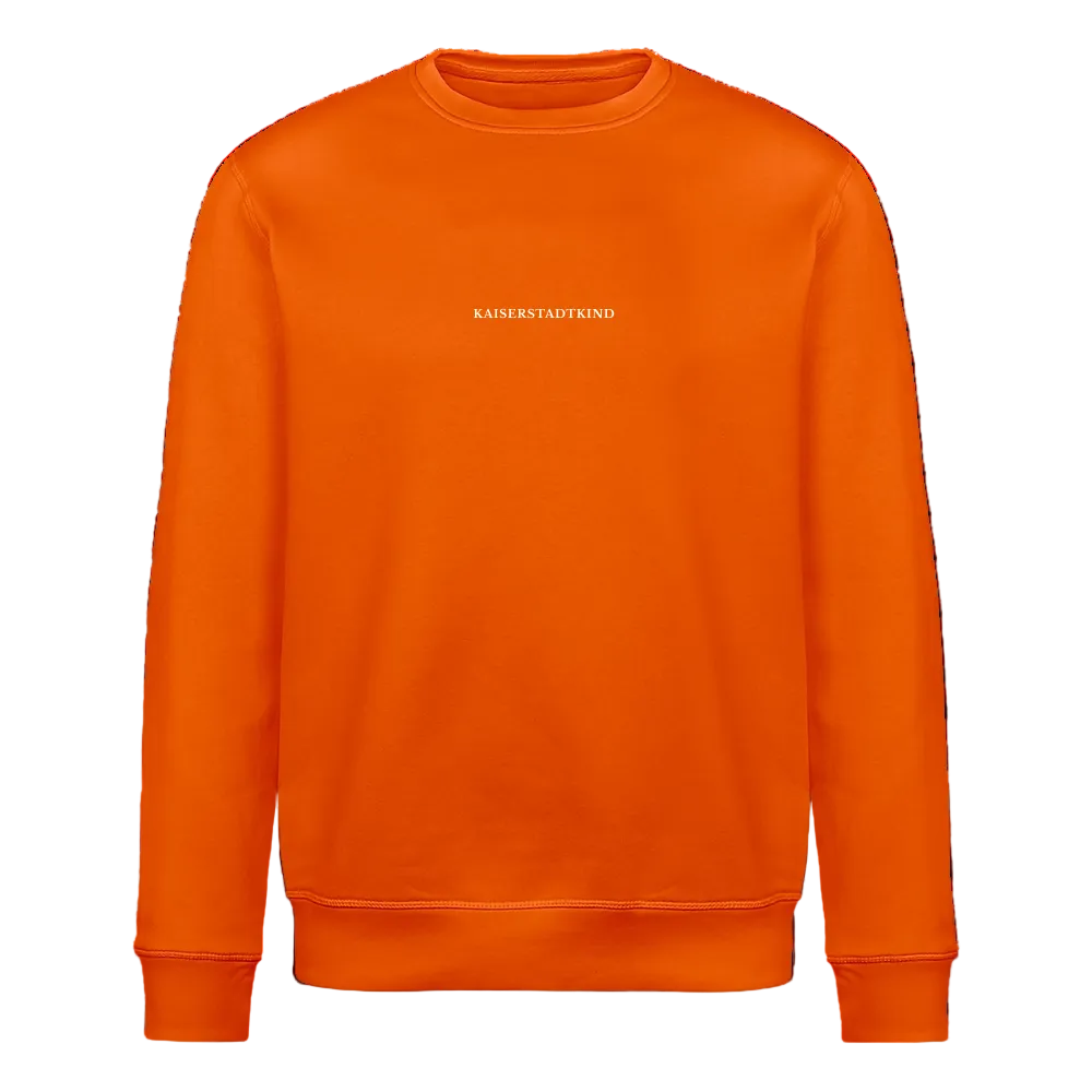 280gr. KAISERSTADTKIND White Letters Edition - CHANGER  Organic Sweatshirt - bright orange