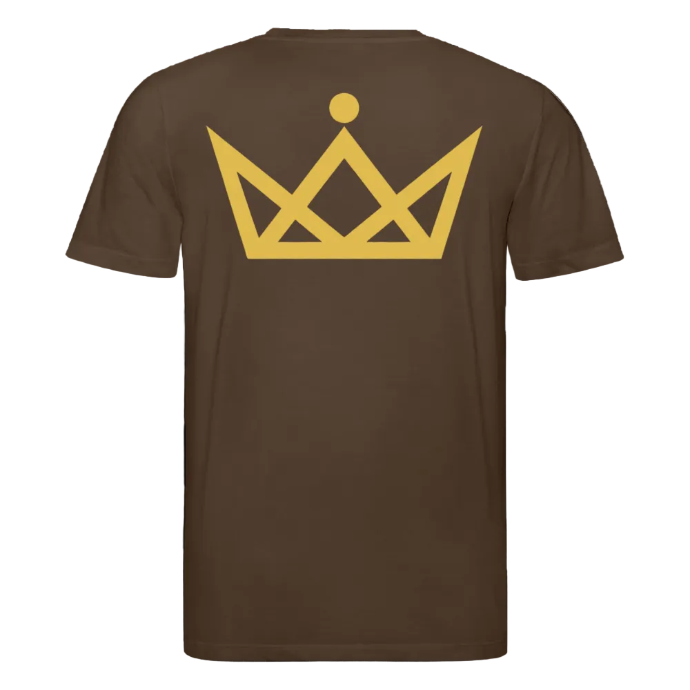 180gr. Golden Letters Edition  - Unisex Organic T-Shirt - mocha