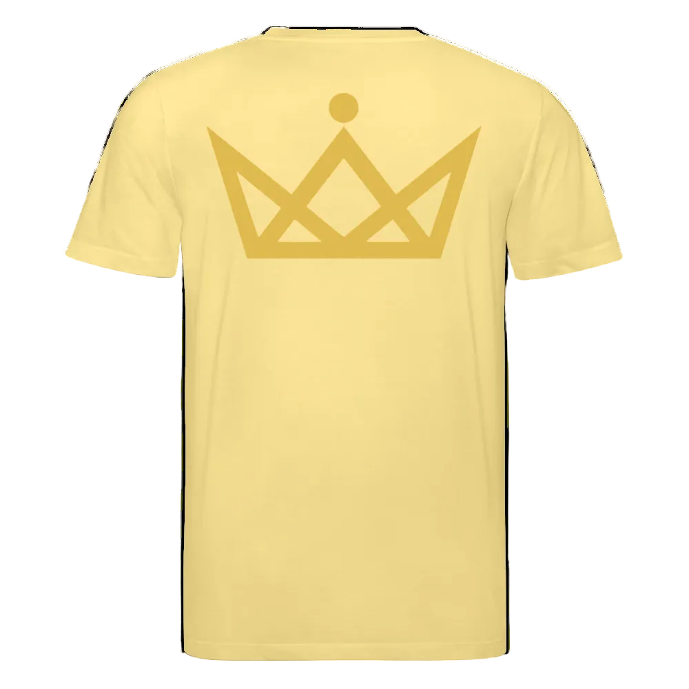 180gr. Golden Letters Edition  - Organic T-Shirt - viva yellow 