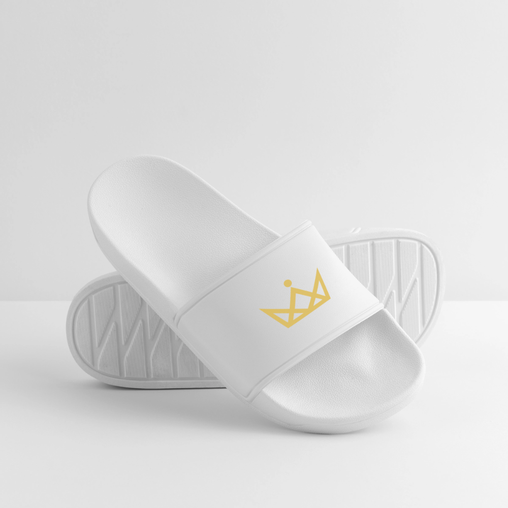 KAISERSTADTKIND Golden Crown - Women’s Pool Sliders - white