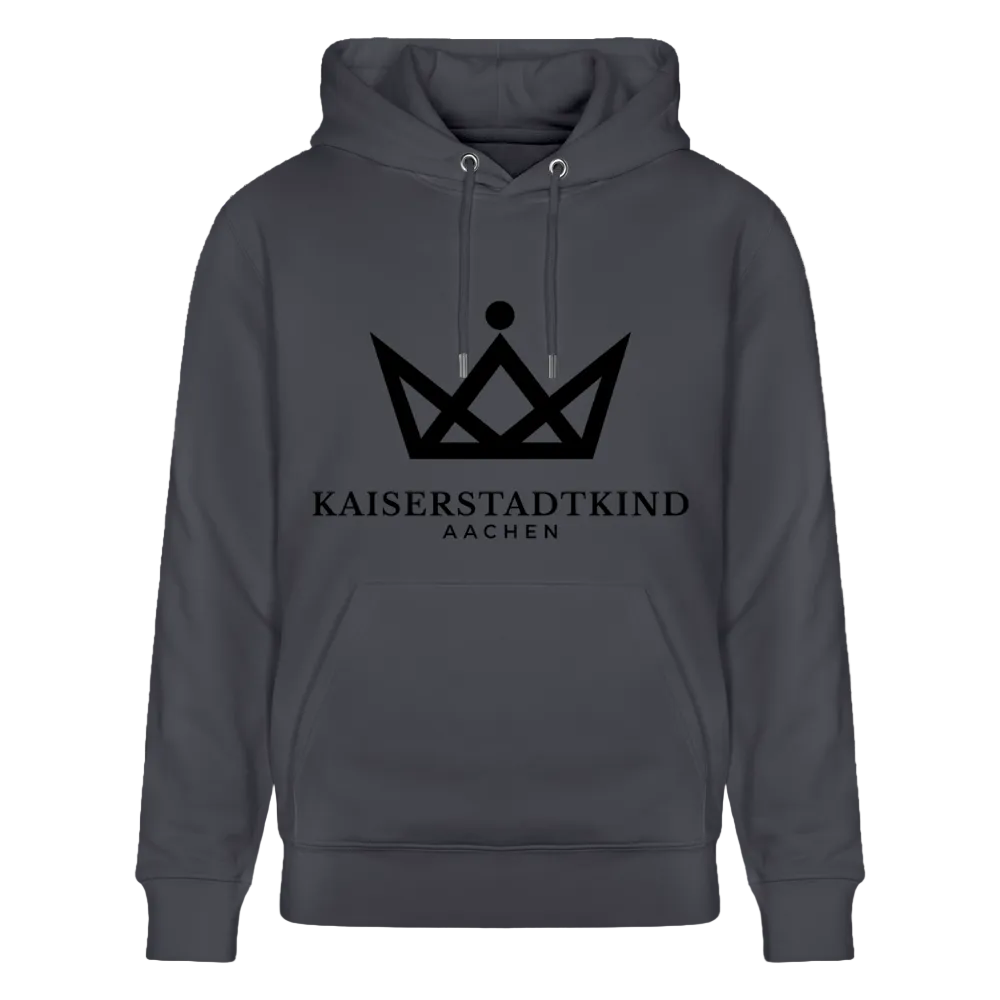 350gr. Black Edition - CRUISER  Organic Hoodie - indigo blue