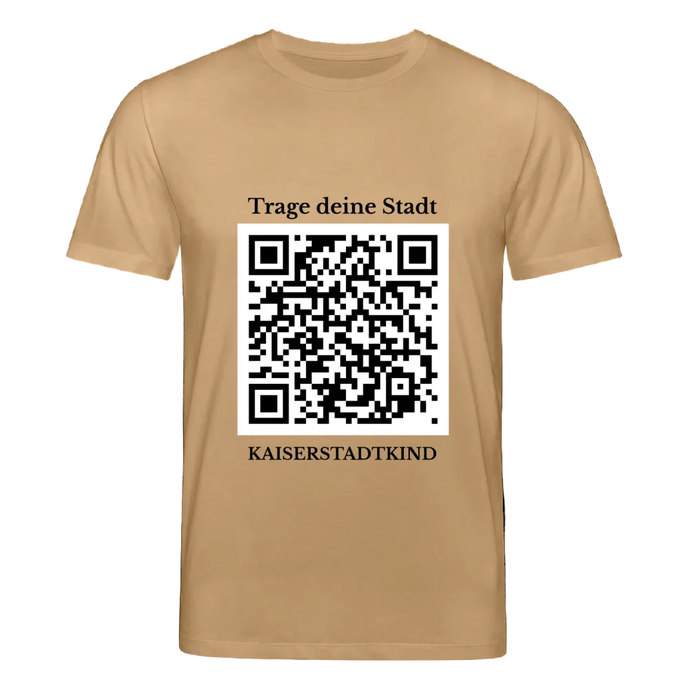 CREATOR T-Shirt - Front QR - Karamell 
