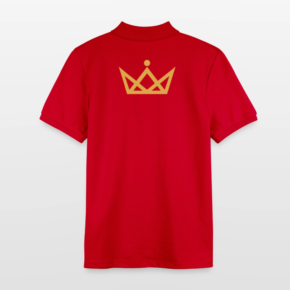 KAISERSTADTKIND 2Golden Crowns - Teen Organic Polo Shirt MINI SPRINTER - red