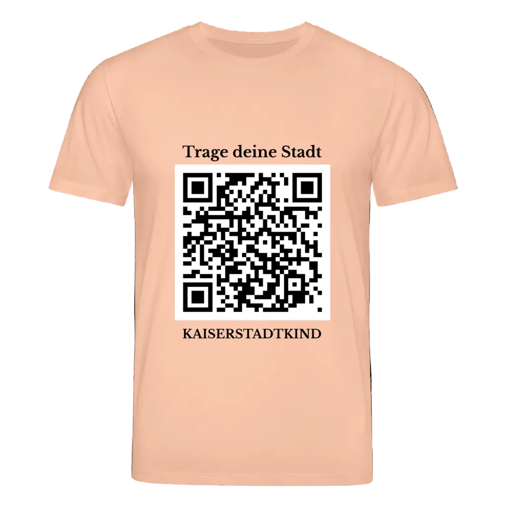 CREATOR T-Shirt - Front QR - Pfirsich