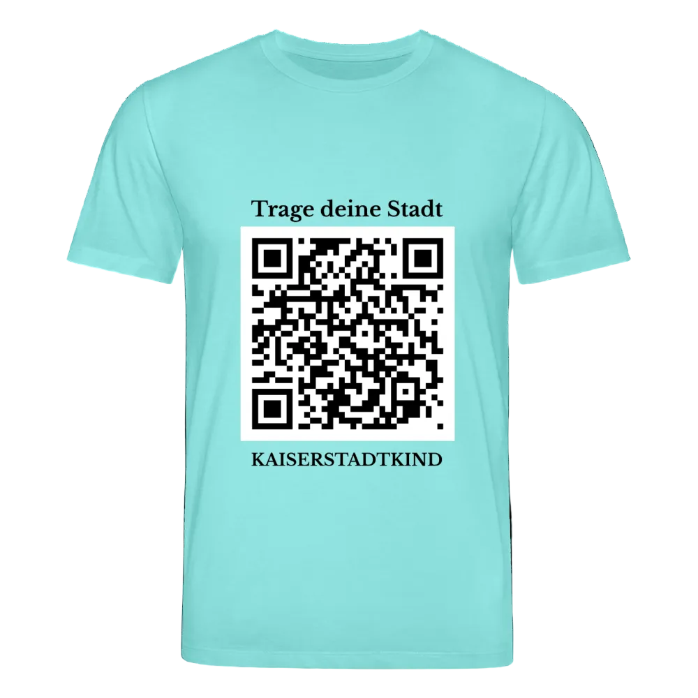 CREATOR T-Shirt - Front QR - Poolblau