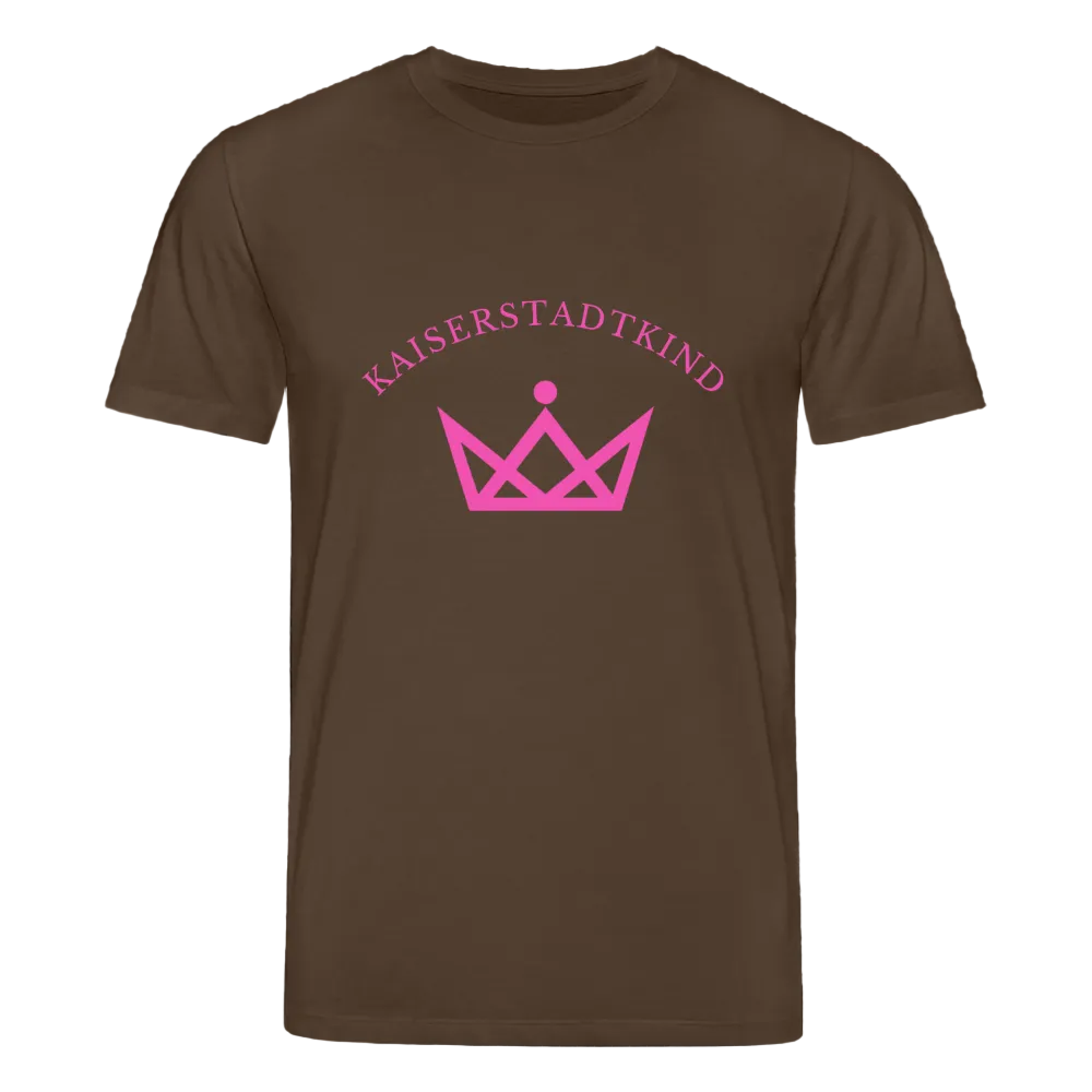 CREATOR T-Shirt - PINK Front Logo - Dunkelbraun