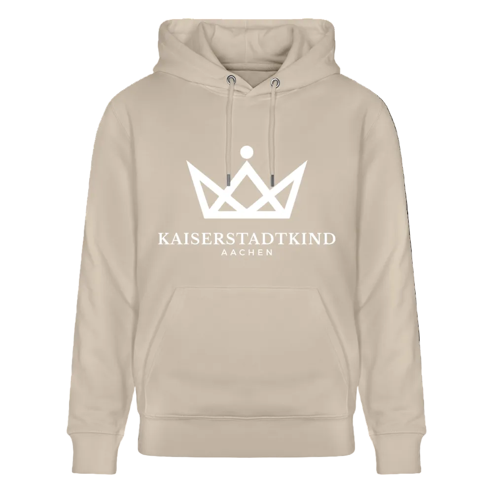 350gr. White Edition - CRUISER  Organic Hoodie - beige