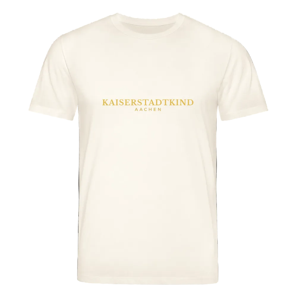180gr. Golden Letters Edition  - Organic T-Shirt - natural white