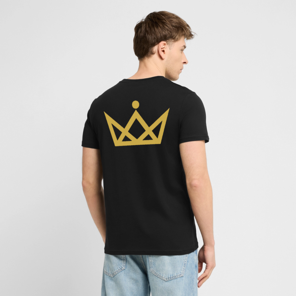 180gr. Golden Letters Edition  - Unisex Organic T-Shirt - black