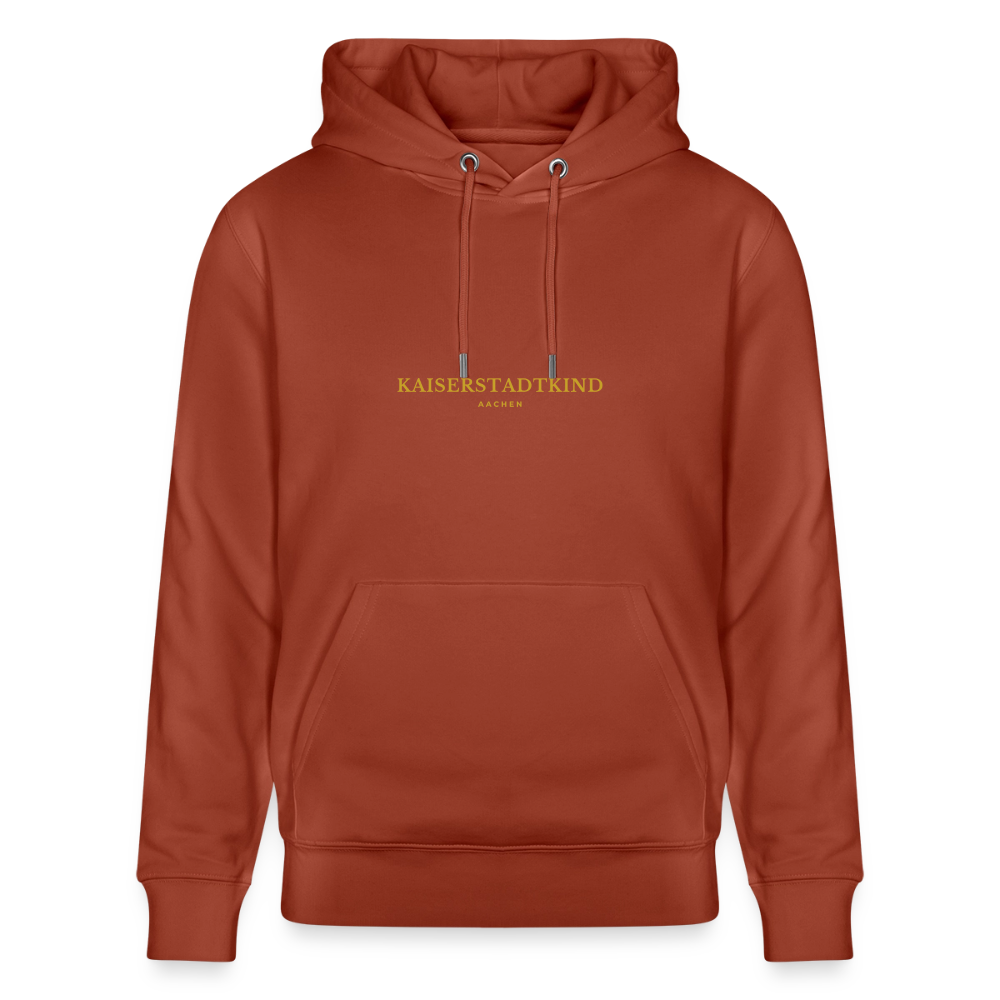 CRUISER Hoodie - Gold Front Script/Gold Back Round - Terrakotta