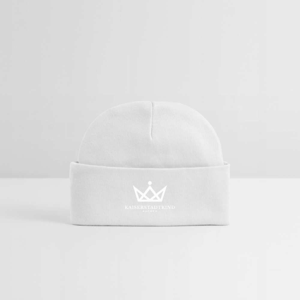 KAISERSTADTKIND White Edition - Baby Organic Beanie - white