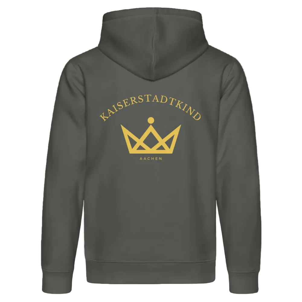 KAISERSTADTKIND Golden Circle - Bio-Hoodie DRUMMER - Anthrazit