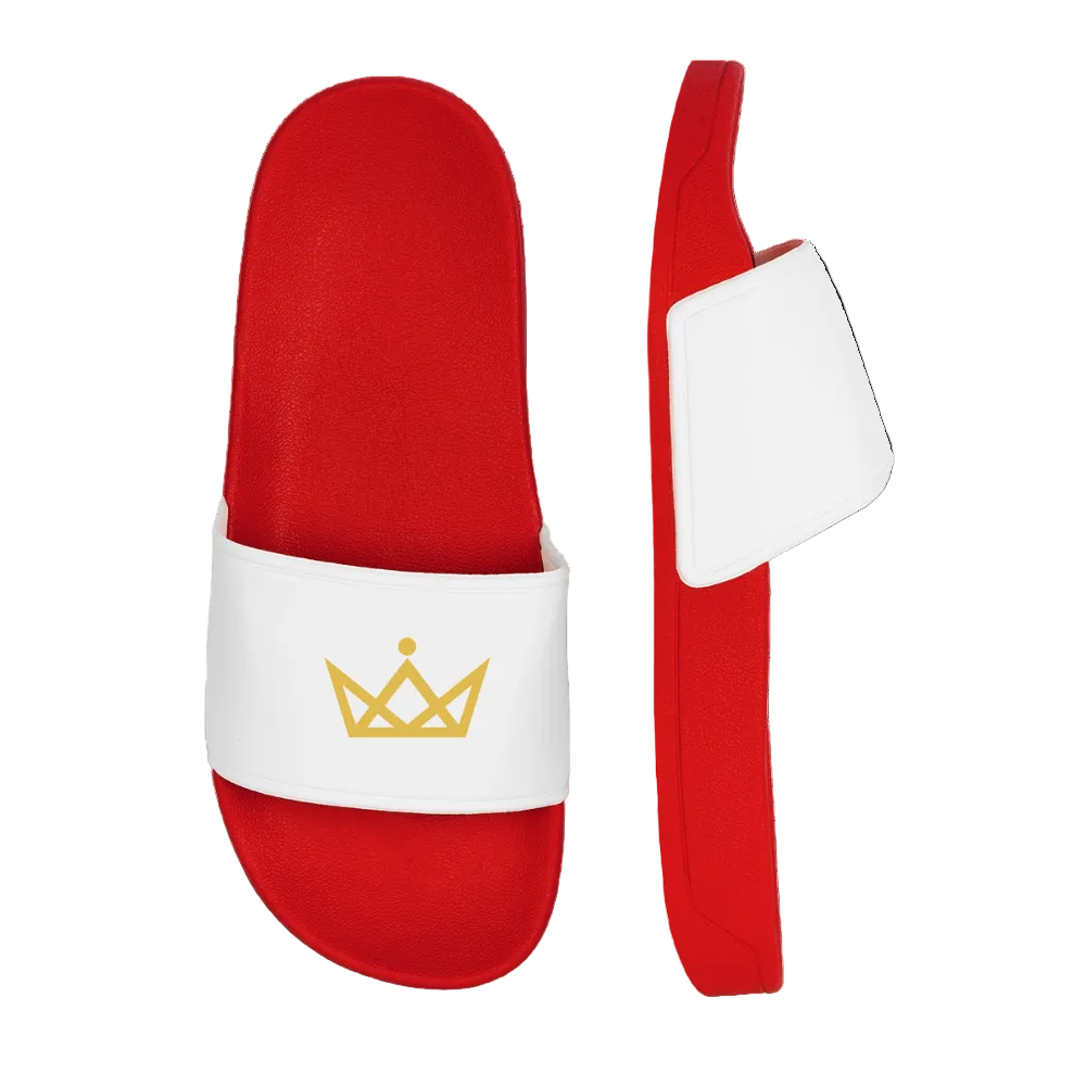 KAISERSTADTKIND Golden Crown - Men’s Pool Sliders - red
