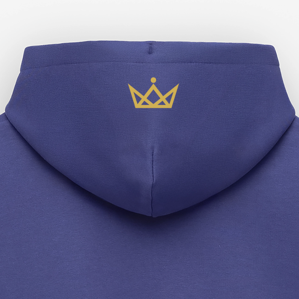NORA Hoodie - Gold Front Logo/Hood Crown - Dämmerung