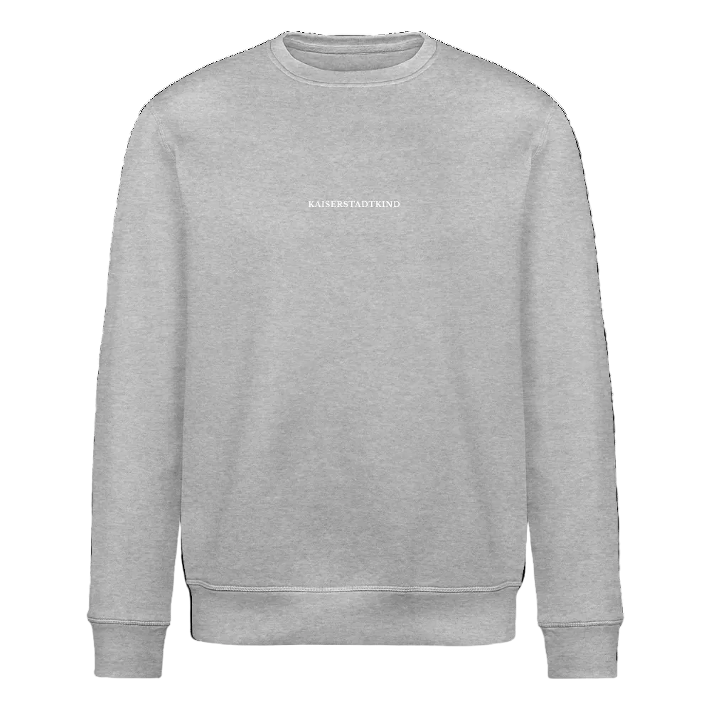 280gr. KAISERSTADTKIND White Letters Edition - CHANGER  Organic Sweatshirt - heather grey