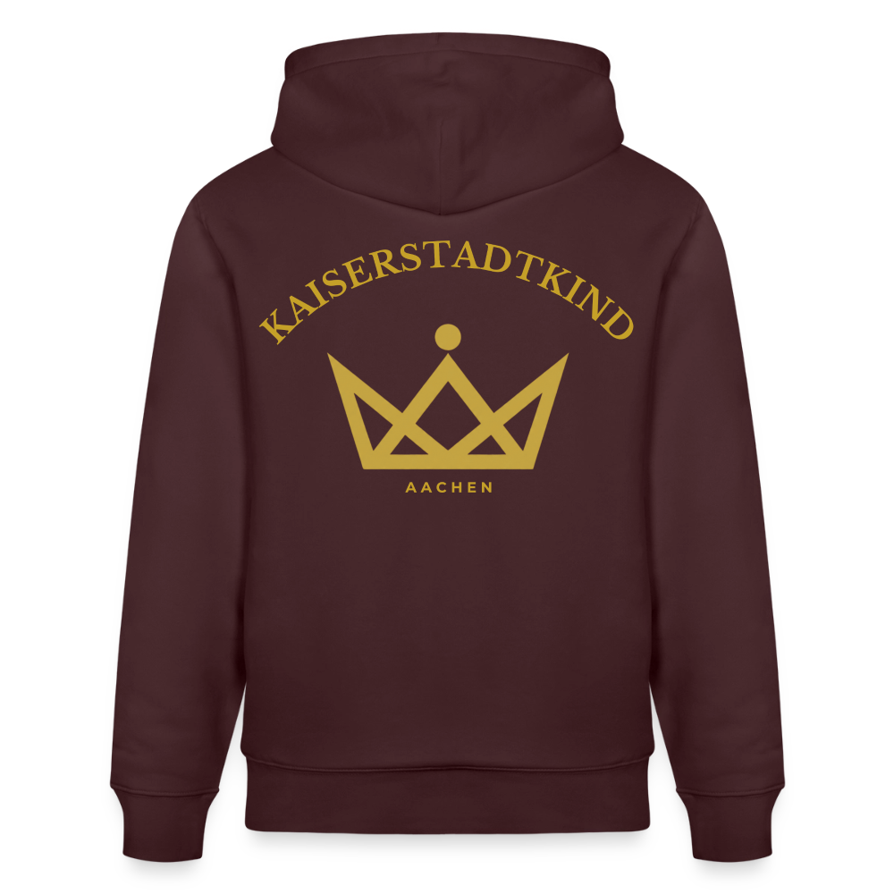 CRUISER Hoodie - Gold Front Script/Gold Back Round - Maroon