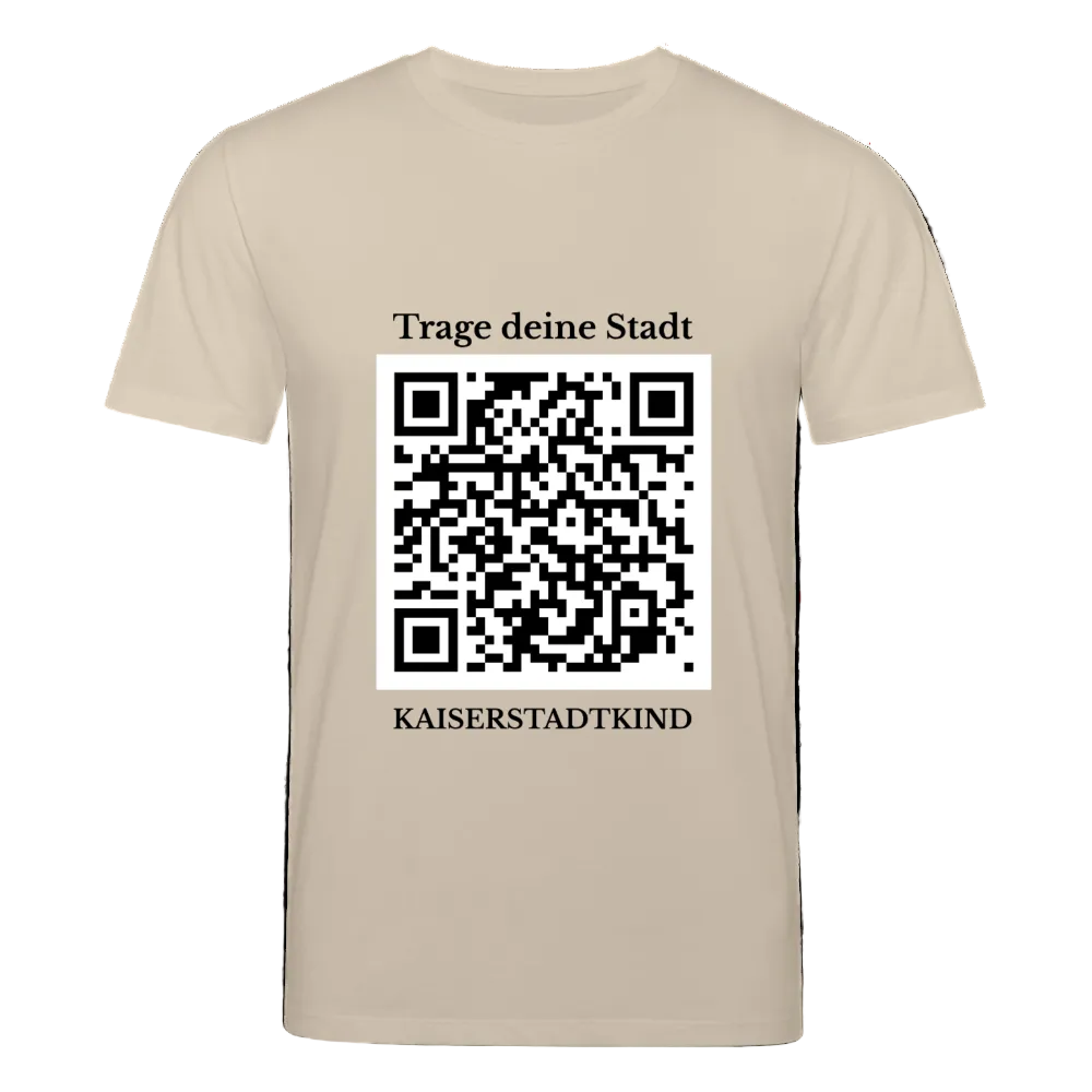 CREATOR T-Shirt - Front QR - Beige