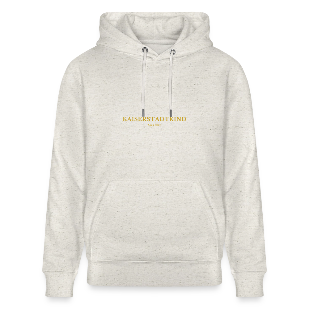 CRUISER Hoodie - Gold Front Script/Gold Back Round - Beige meliert