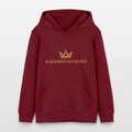 Gold Edition - Mini Cruiser Teen Organic Hoodie - burgundy