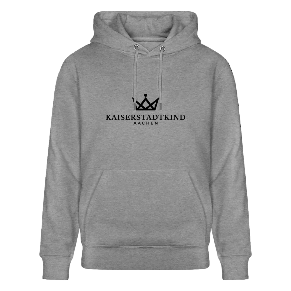 350gr. White Edition - CRUISER  Organic Hoodie - Hellgrau marmoriert
