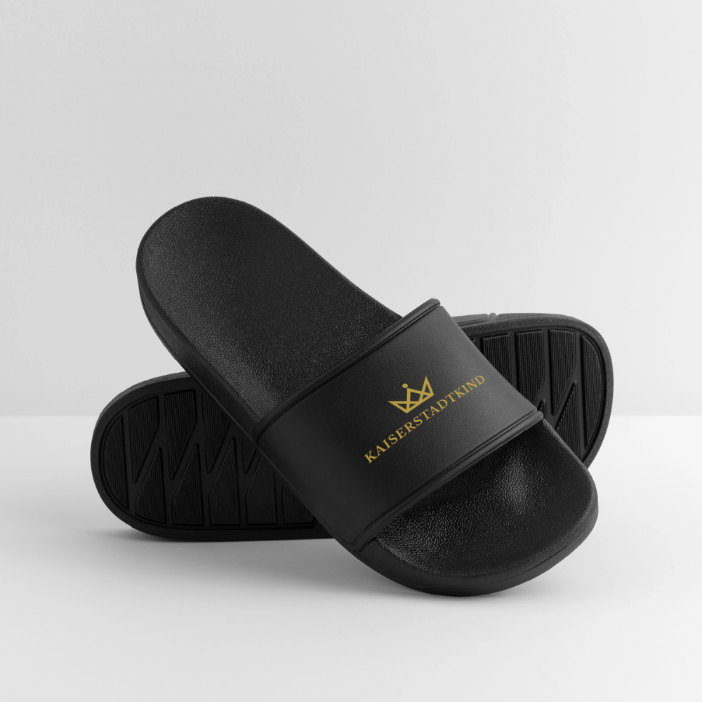 KAISERSTADTKIND Gold Edition - Men’s Pool Sliders - black