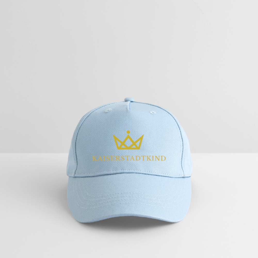 KAISERSTADTKIND Gold Edition - Organic Kids’ Baseball Cap - light blue