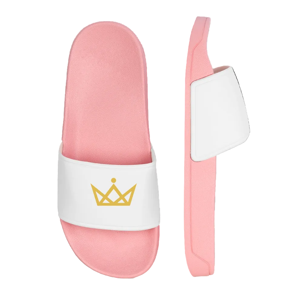 KAISERSTADTKIND Golden Crown - Men’s Pool Sliders - light pink
